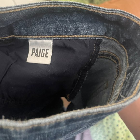 PAIGE Women's Skinny Jeans in Dark Blue - Picture 8 of 8